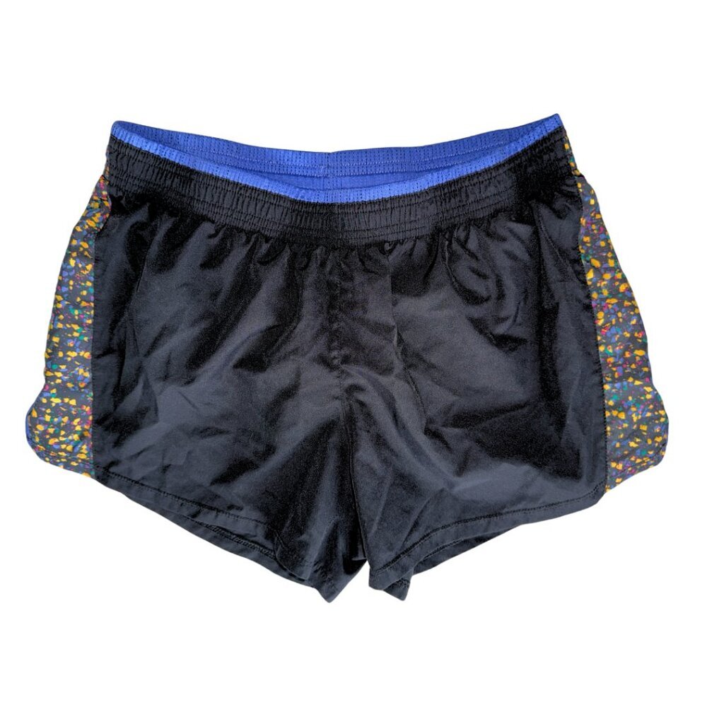 Black Dri Fit Women's Athletic Shorts Built In Underwear Medium